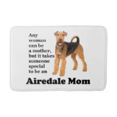 Airedale Mama Badematte (Vorderseite)
