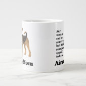 Airedale Mama Jumbo Tasse (Vorderseite)