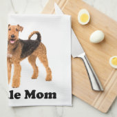 Airedale Mama Küchentücher (Viertel Falte)