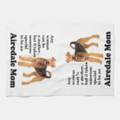 Airedale Mama Küchentücher (Horizontal)