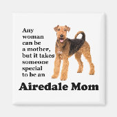 Airedale Mama Magnet (Vorne)