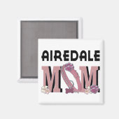 Airedale MAMA Magnet (Vorderseite/Rückseite)