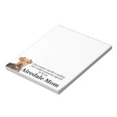 Airedale-Mama Notepad Notizblock (Rotiert)
