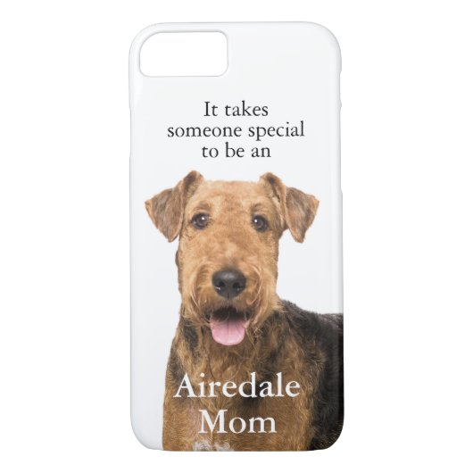 Airedale-Mama Smartphone Fall Case-Mate iPhone Hülle (Rückseite)