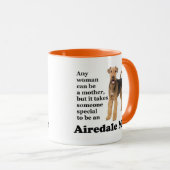 Airedale Mama Tasse (VorderseiteRechts)