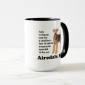 Airedale Mama Tasse (VorderseiteRechts)