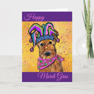AIREDALE MARDI GRAS KARTE