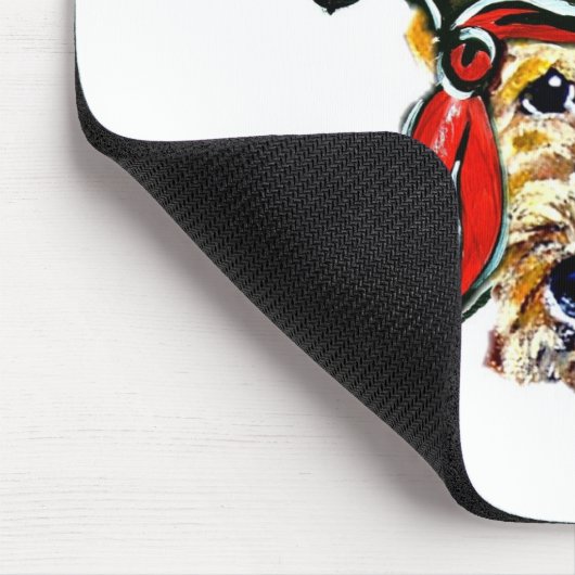 Airedale Mousepad (Ecke)