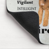 Airedale Mousepad (Ecke)