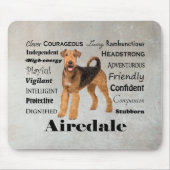 Airedale Mousepad (Vorne)
