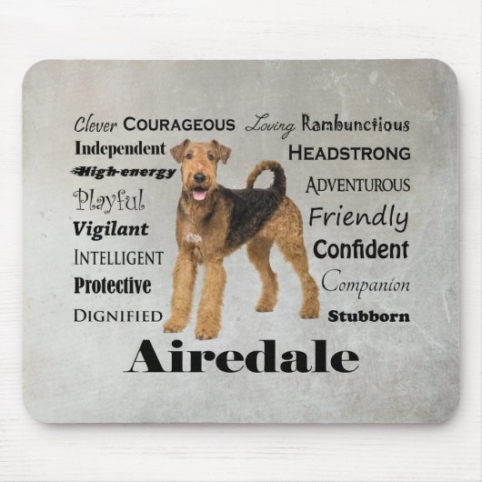 Airedale Mousepad (Vorne)