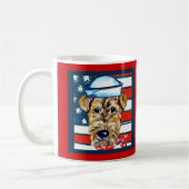 Airedale Navy Kaffeetasse (Links)