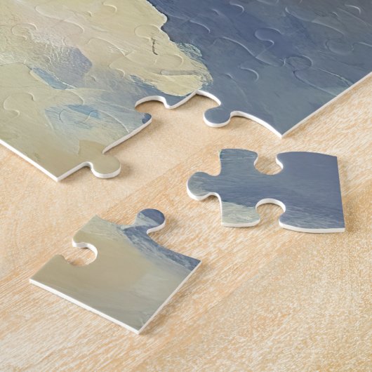 Airedale on Beach, Sommergeschenk für Hundefreunde Puzzle (Seite)