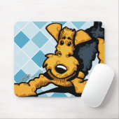 Airedale on Play Mousepad (Mit Mouse)