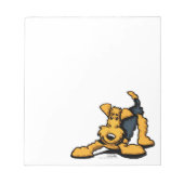 Airedale on Play Notizblock (Vorderseite)