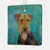Airedale Parco Civico-Ciani Keramikornament (Links)