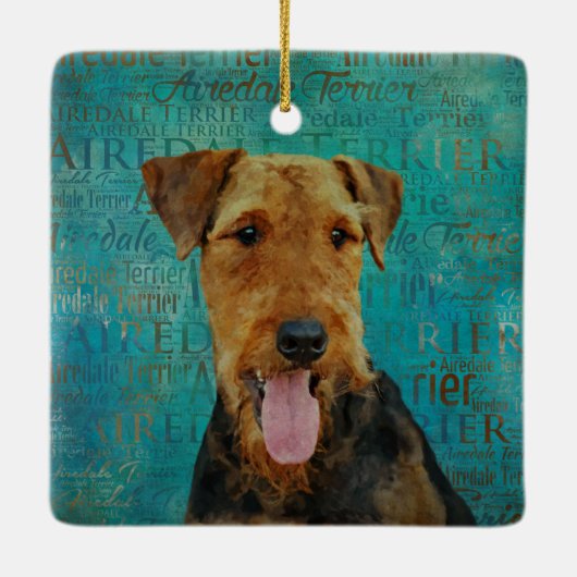 Airedale Parco Civico-Ciani Keramikornament (Rückseite)