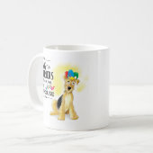 Airedale-Tasse Kaffeetasse (Vorderseite Links)