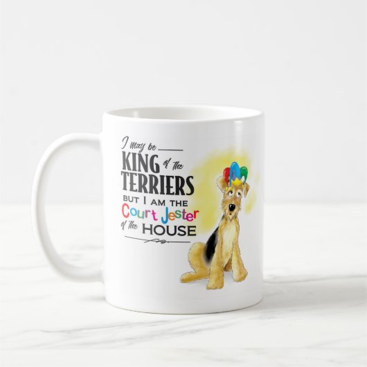 Airedale-Tasse Kaffeetasse (Links)