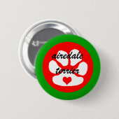 Airedale terier button (Vorne & Hinten)