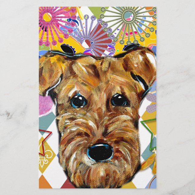 AIREDALE TERRIER (Vorderseite)