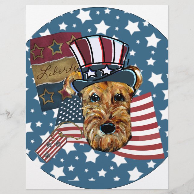 AIREDALE TERRIER (Vorderseite)