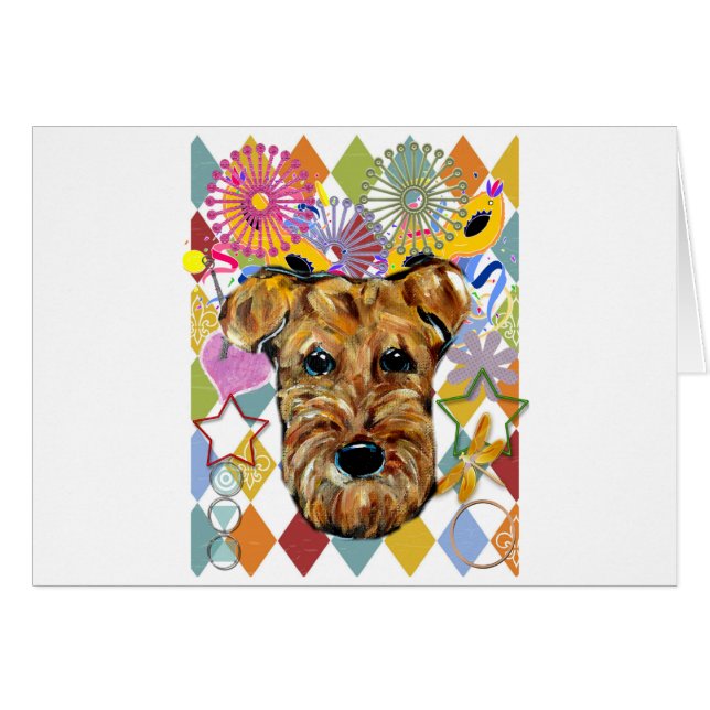 AIREDALE TERRIER (Vorderseite (Horizontal))