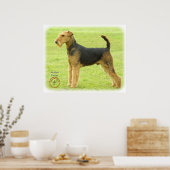 Airedale Terrier 8T092D-16 Poster (Küche)