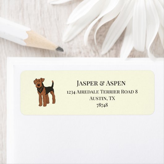 Airedale Terrier-Adresse (Insitu)