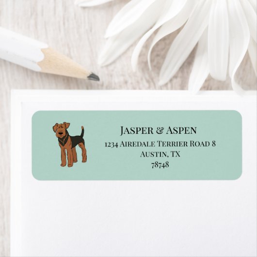 Airedale Terrier-Adresse (Insitu)