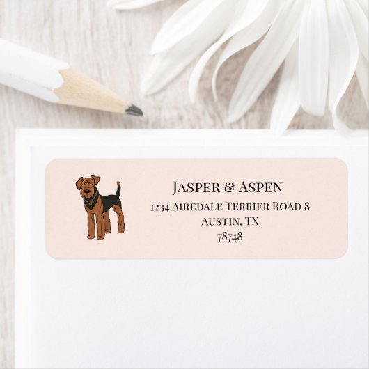 Airedale Terrier-Adresse (Insitu)