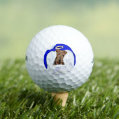 Airedale Terrier Angel Golfball (Insitu T-Shirt)