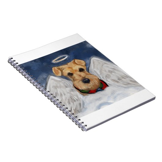 Airedale Terrier Angel Notizblock (Rechte Seite)