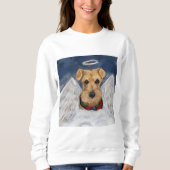 Airedale Terrier Angel Sweatshirt (Vorderseite)