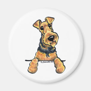 Airedale Terrier Art Magnet