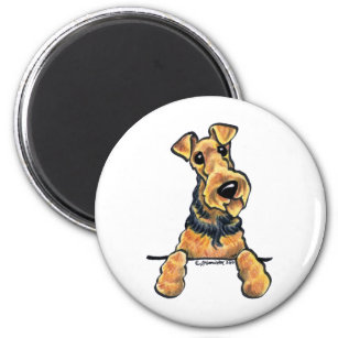 Airedale Terrier Art Magnet