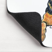 Airedale Terrier Art Mousepad (Ecke)