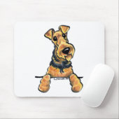 Airedale Terrier Art Mousepad (Mit Mouse)