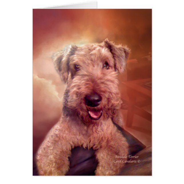 Airedale Terrier ArtCard (Vorne)