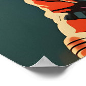 Airedale Terrier Astronaut Poster, Airedale Poster (Ecke)