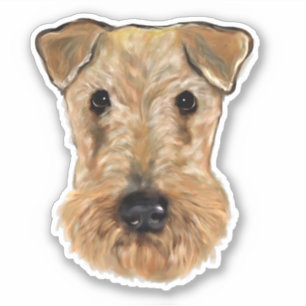 AIREDALE TERRIER AUFKLEBER