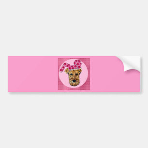 AIREDALE TERRIER AUTOAUFKLEBER