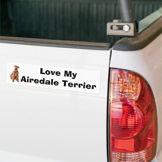 Airedale Terrier Autoaufkleber (Auf Lkw)