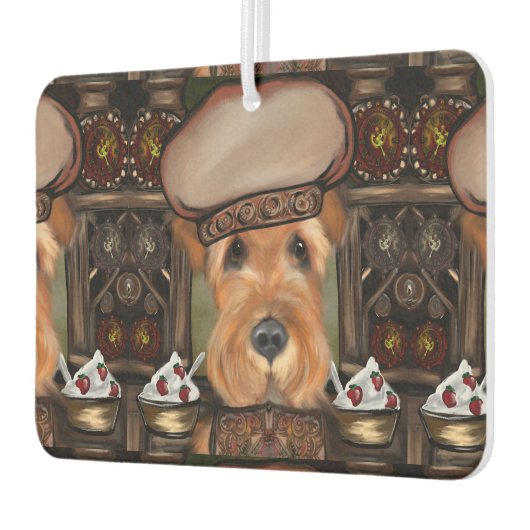 Airedale Terrier Autolufterfrischer (Links)