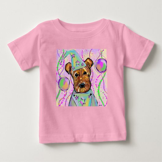 AIREDALE TERRIER BABY T-SHIRT (Vorderseite)