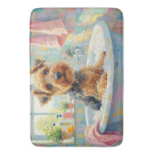 Airedale Terrier Badezeit Spaß Badezimmer Dekor Badematte (Vorderseite Vertikal)