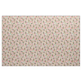 Airedale Terrier Blumengewebe Stoff (Fat Quarter (45,7 x 55,9 cm))