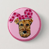 AIREDALE TERRIER BUTTON (Vorderseite)