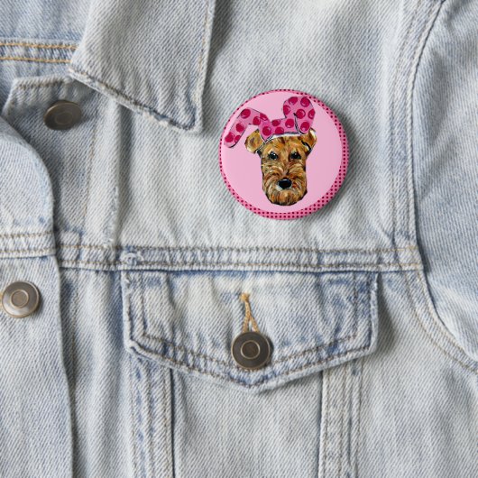 AIREDALE TERRIER BUTTON (Beispiel)