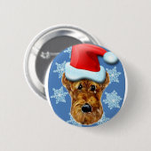 AIREDALE TERRIER BUTTON (Vorne & Hinten)